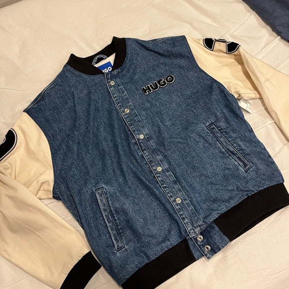 Hugo Boss University jacket jeans bomber varsity - Picture 1 of 5